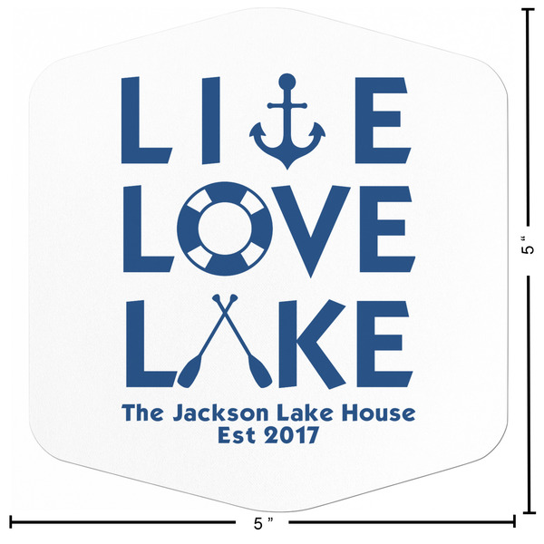 Live Love Lake Custom Shape Iron On Patches - L - APPROVAL