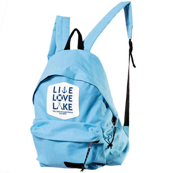 Live Love Lake Custom Shape Iron On Patches - XL single APPROVAL