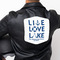 Live Love Lake Custom Shape Iron On Patches - XXXL - APPROVAL