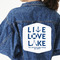 Live Love Lake Custom Shape Iron On Patches - XXXL - MAIN