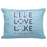 Live Love Lake Decorative Baby Pillowcase - 16"x12" (Personalized)