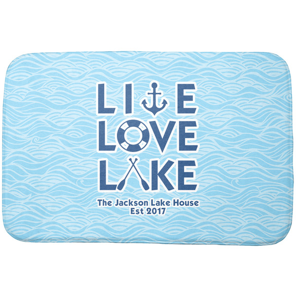 Custom Live Love Lake Dish Drying Mat (Personalized)