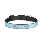 Live Love Lake Dog Collar - Large (Personalized)