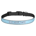 Live Love Lake Dog Collar - Medium (Personalized)