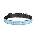 Live Love Lake Dog Collar - Small (Personalized)
