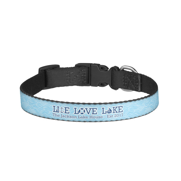 Custom Live Love Lake Dog Collar - Small (Personalized)