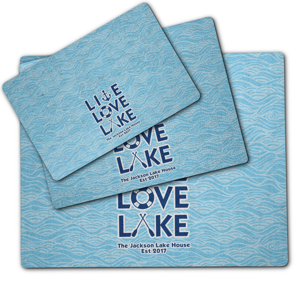 Live Love Lake Dog Food Mat - MAIN (sm, med, lrg)