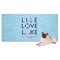 Live Love Lake Dog Towel