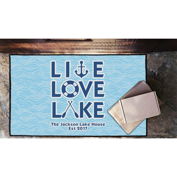 Live Love Lake Door Mat - LIFESTYLE (Lrg)