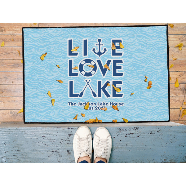 Live Love Lake Door Mat - LIFESTYLE (Med)