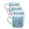 Live Love Lake Double Shot Espresso Mugs - Set of 4 Front