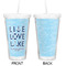 Live Love Lake Double Wall Tumbler with Straw - Approval