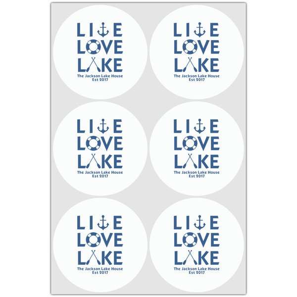 Live Love Lake Drink Topper - Large - Set of 6