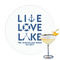 Live Love Lake Drink Topper - Large - Single with Drink