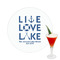 Live Love Lake Drink Topper - Medium - Single with Drink