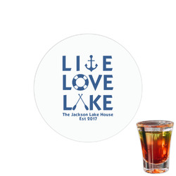 Live Love Lake Printed Drink Topper - 1.5" (Personalized)