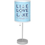 Live Love Lake Lamp with Drum Shade (Personalized)