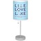 Live Love Lake Lamp with Drum Shade (Personalized)