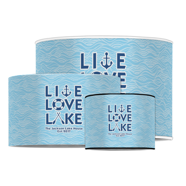 Live Love Lake Drum Lampshades - MAIN