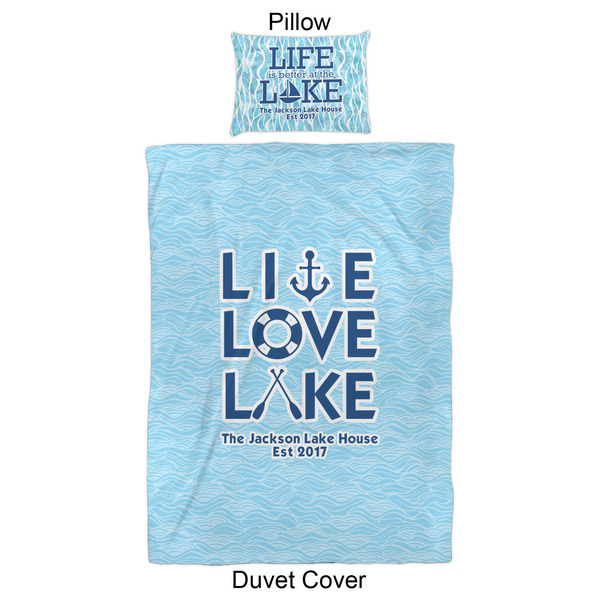 Live Love Lake Duvet Cover Set - Twin XL - Approval