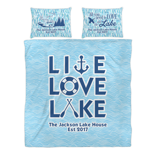 Live Love Lake Duvet cover Set - Queen - Alt Approval