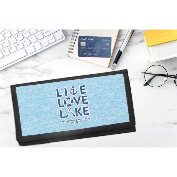 Live Love Lake DyeTrans Checkbook Cover - LIFESTYLE