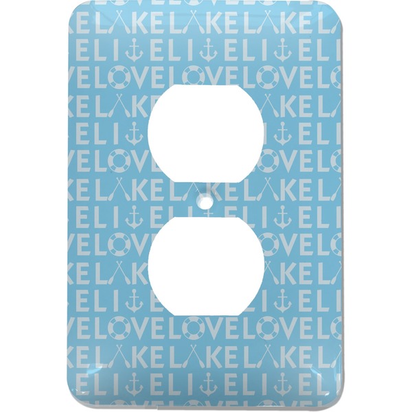 Custom Live Love Lake Electric Outlet Plate