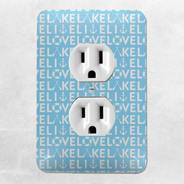 Live Love Lake Electric Outlet Plate - LIFESTYLE