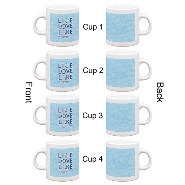Live Love Lake Espresso Cup Set of 4 - Apvl