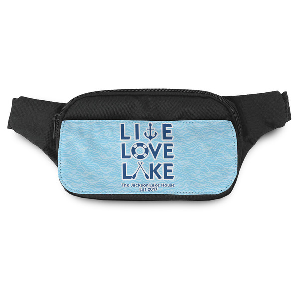 Custom Live Love Lake Fanny Pack - Modern Style (Personalized)
