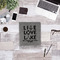 Live Love Lake Leather Binder - 1" - Grey - Lifestyle View