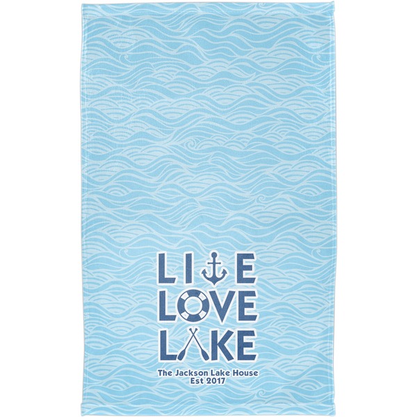 Live Love Lake Finger Tip Towel - Full View