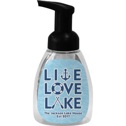Live Love Lake Foam Soap Bottle - Black (Personalized)