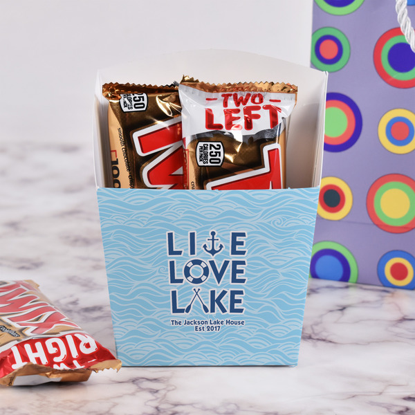 Live Love Lake French Fry Favor Box - w/ Treats View