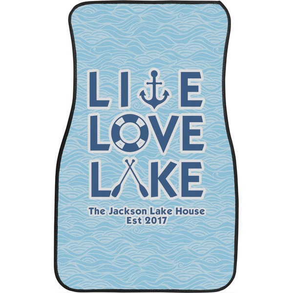 Live Love Lake Front Seat Car Mat