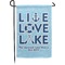Live Love Lake Garden Flag & Garden Pole