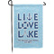Live Love Lake Garden Flag (Personalized)