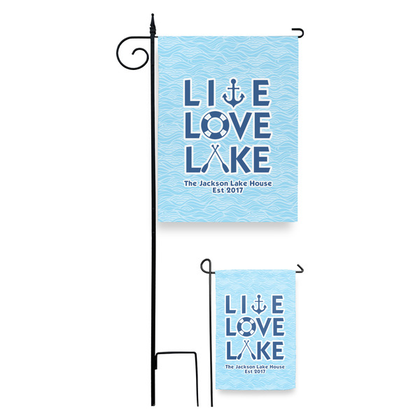 Live Love Lake Garden Flag - PARENT/MAIN