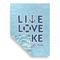 Live Love Lake Garden Flags - Large - Double Sided - FRONT FOLDED