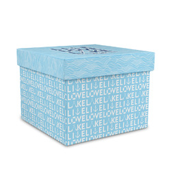 Live Love Lake Gift Box with Lid - Canvas Wrapped - Medium (Personalized)