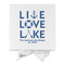 Live Love Lake Gift Boxes with Magnetic Lid - White - Approval