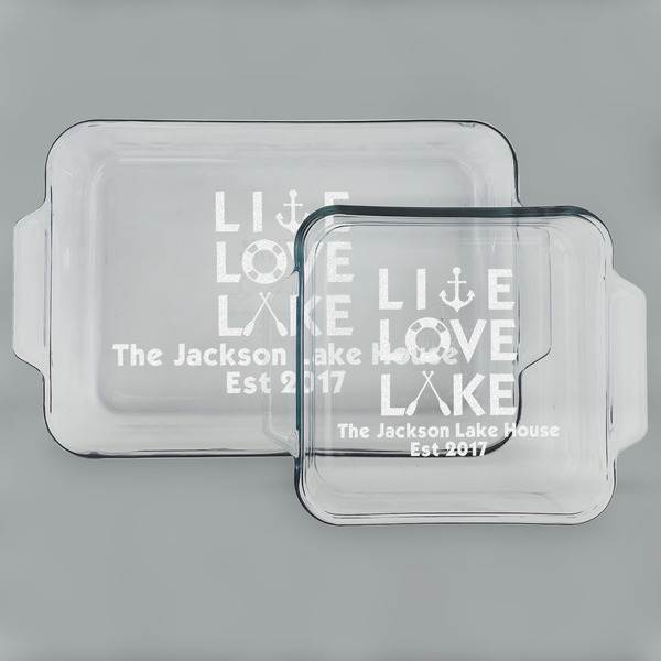 Live Love Lake Glass Baking Dish Set - MAIN (set)
