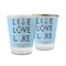 Live Love Lake Glass Shot Glass - 1.5 oz (Personalized)
