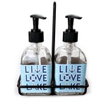 Live Love Lake Glass Soap & Lotion Bottles (Personalized)