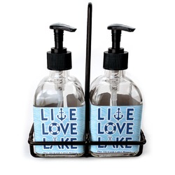Live Love Lake Glass Soap & Lotion Bottles (Personalized)