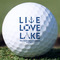 Live Love Lake Golf Ball - Branded - Front