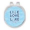 Live Love Lake Golf Ball Marker - Hat Clip - Silver