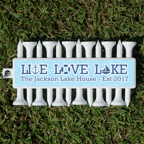 Custom Live Love Lake Golf Tees & Ball Markers Set (Personalized)