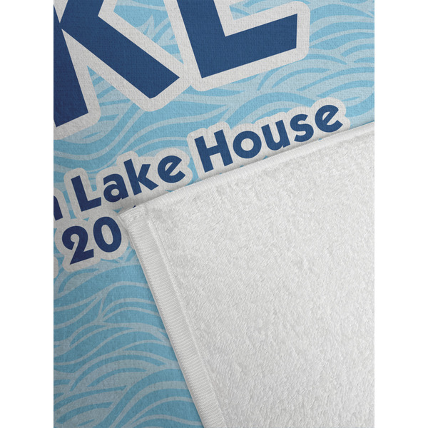 Live Love Lake Golf Towel - Detail