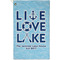 Live Love Lake Golf Towel (Personalized) - APPROVAL (Small Full Print)